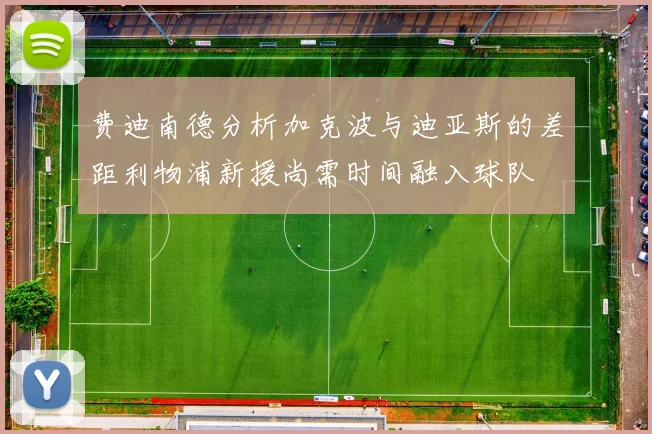 费迪南德分析加克波与迪亚斯的差距利物浦新援尚需时间融入球队